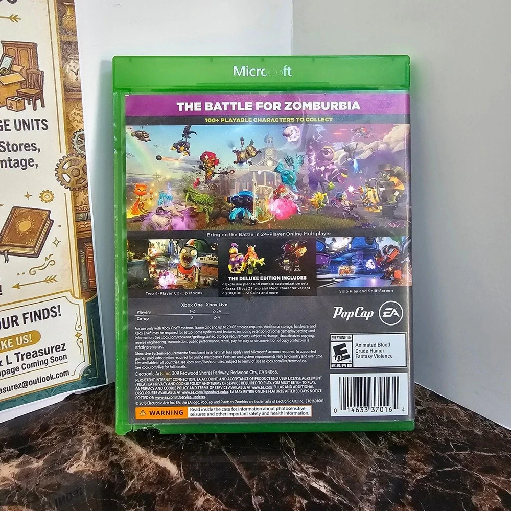 Plants vs Zombies Garden Warfare 2 Deluxe Edition Xbox One EA PopCap Game